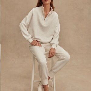 Varley SET Cream Pullover & Joggers